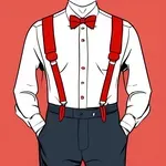 red suspenders image